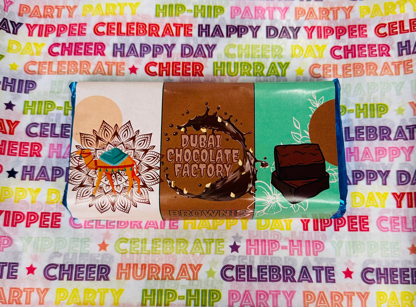 Brownie Pistachio Kunafa Chocolate Bar